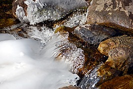 冰,水,溪