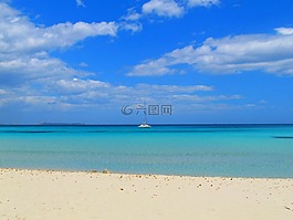 撒丁島,海灘,海