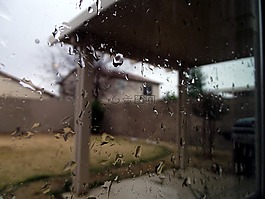 窗口,雨,玻璃