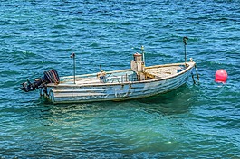 船,海,夏天