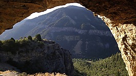 山,洞穴,拱