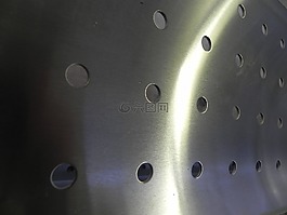 孔,鋼,金屬