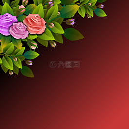 玫瑰,鮮花,花束