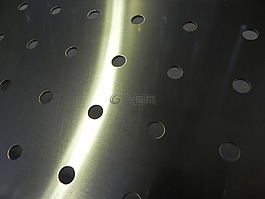 孔,鋼,金屬