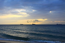 海洋,天空,云