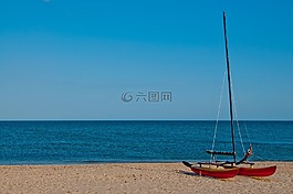 引導,雙體船,帆