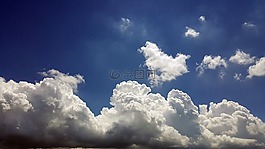 藍色的天空,云,自然