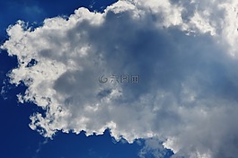 云,天空,白
