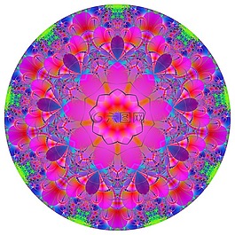 曼陀羅,分形,抽象
