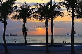 海洋,天空,海灘
