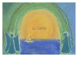 圖像,繪畫,太陽