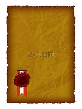 證書(shū),羊皮紙,密封