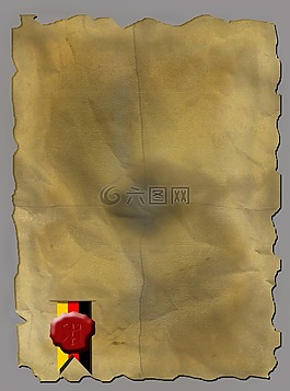 證書,羊皮紙,密封
