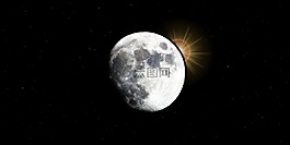 月亮,空間,行星