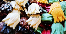 郁金香,巧克力,豐富多彩