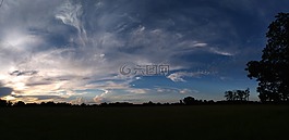 天空,下午,全景