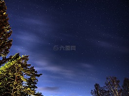 天空,星星,夜