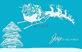 圣誕節(jié),卡,圣誕老人