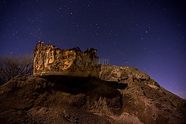 天空,夜,景觀