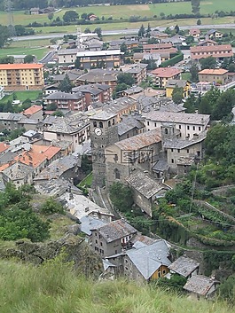 城堡,瓦萊達奧斯塔,視圖