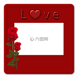框架,幀照片,紅色