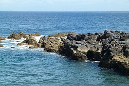 陡崖,海,巖