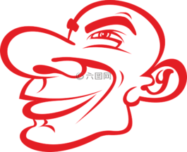 字符,男子,卡通