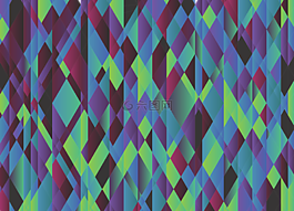 幾何,藍色,綠色