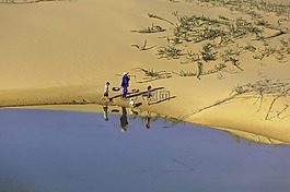 sam?c,沙丘,湖
