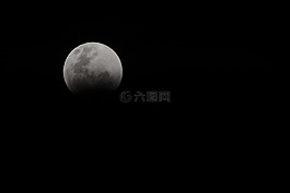 月亮,日食,夜