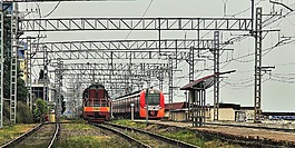 火車,鐵路,橋