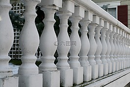 欄桿,門廊,心軸