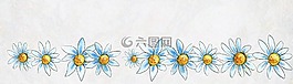 旗幟,模板,鮮花