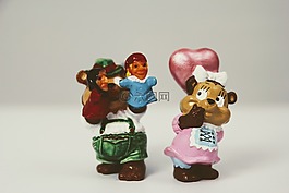 戀人,玩具,überraschungseifigur
