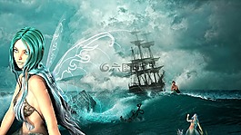 費,美人魚,船舶