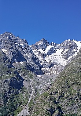 阿爾卑斯山,山,景觀