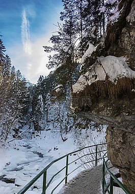 阿尔高,高山,breitachklamm