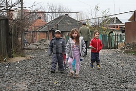 罗马,孩子,transcarpathia