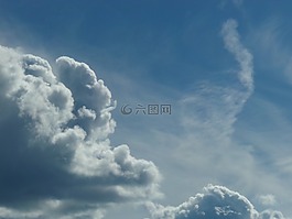 云,天空,天空云