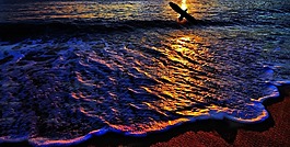 海灘,orla,mar