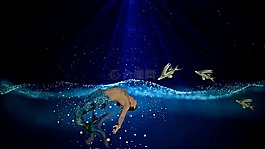 美人魚,海,水