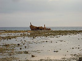 小船,擊毀,海