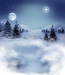 冬天,景观,天空