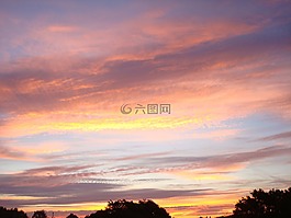 云,天空,心情