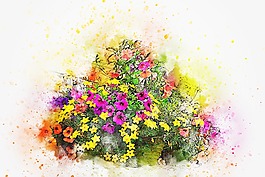 花,花束,自然