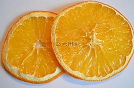 片,橙色,食品