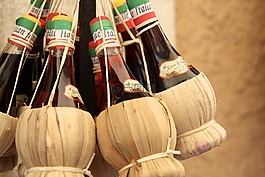 红葡萄酒,意大利,小瓶子