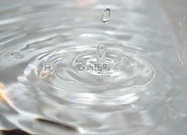 水,滴,下降
