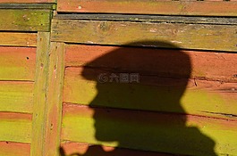 陰影,頭,側(cè)影