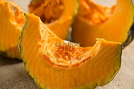 南瓜,切片,蔬菜